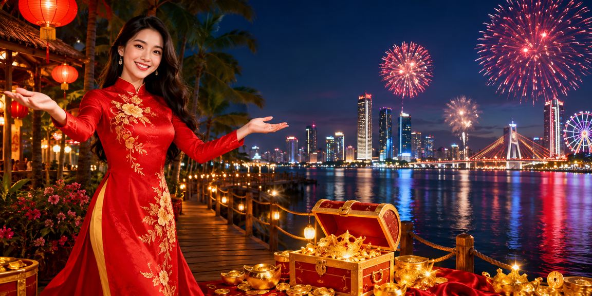 Người chơi cá cược bóng đá tại Đà Nẵng trong trang phục Áo Dài truyền thống